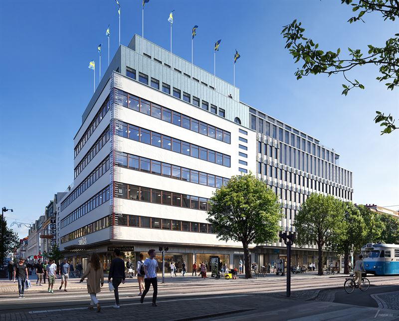 Bygger om Strömshuset i Göteborg for Vasakronan
